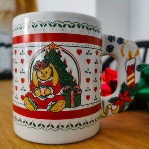 90's Vintage Christmas Mug